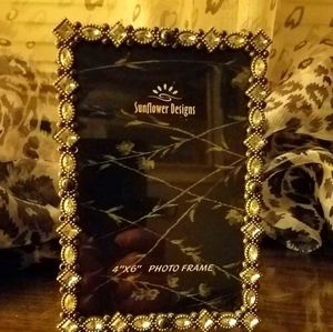 Sunflower Design 5" X 6" Accent Picture Frame New